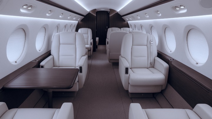 Gulfstream G450 Jet Interior